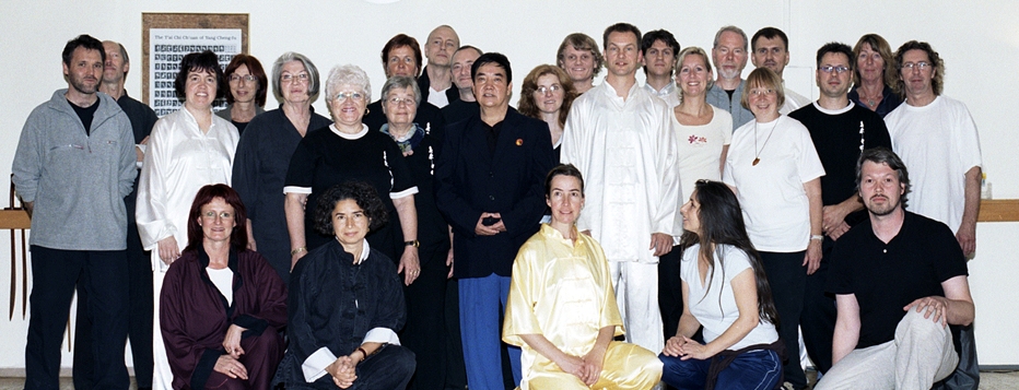 Fortgeschrittene Schüler der Tai Chi Schule Rowek