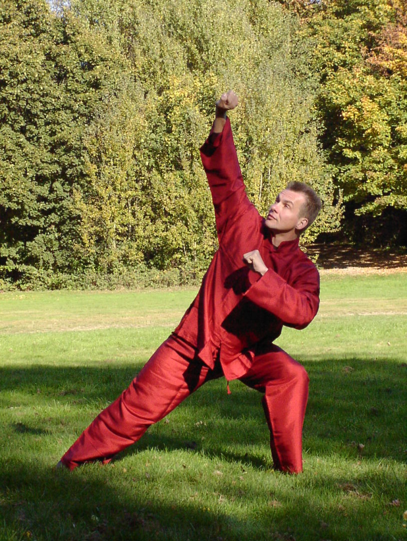 Tai Chi Kampfpose Tai Chi : in den Himmel boxen