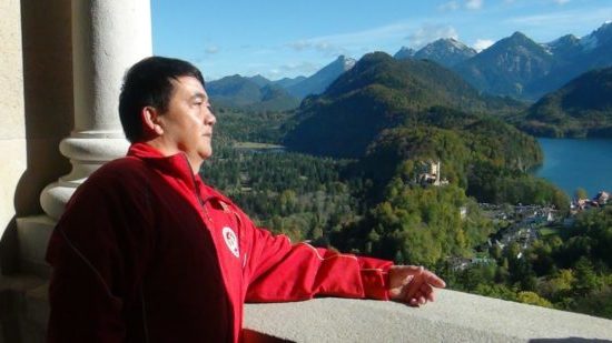 Tai Chi Meister Li Sui Yin in Schloss Neuschwanstein Tai Chi Meister Li in Schloss Neuschwanstein