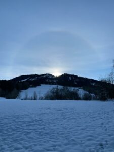 Sonnenaufgang von Schwarzenberg Richtung Wildberger Alpe